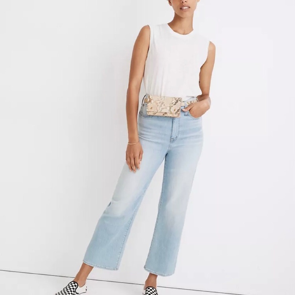 Madewell Slim Wide Leg Jeans 26 Eastwick Wash